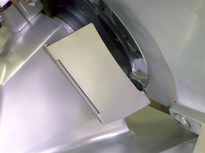CHIUSA Parafetta aprbile in acciaio INOX per affettatrici